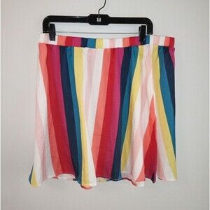 Shein Size 3XL Rainbow striped skirt